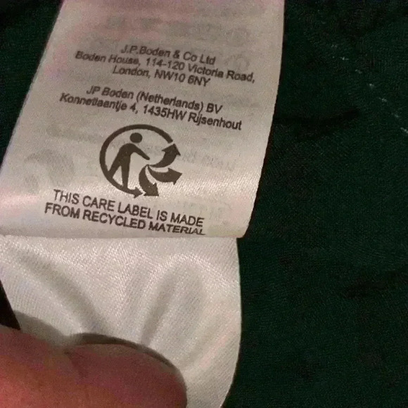 Boden Green Floral Midi Dress - Picture 9 of 10